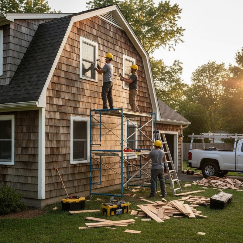 Shake Siding Repair