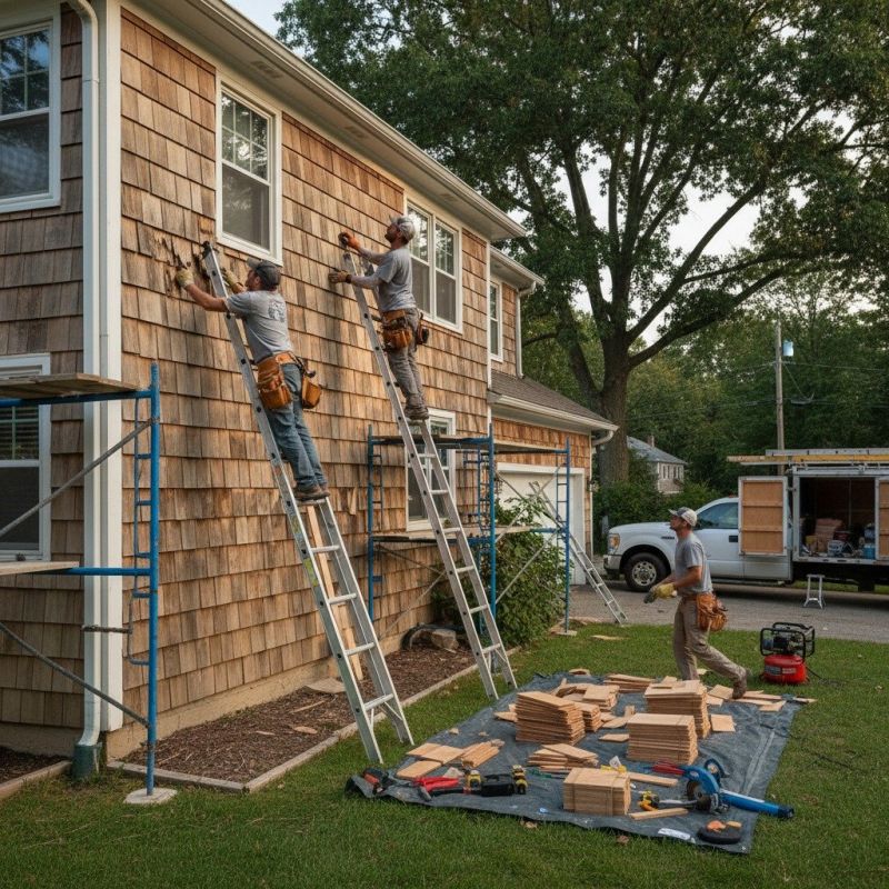 Shake Siding Repair